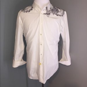 Dragon Embroidered Dress Shirt